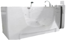 Walk In Tub with Outward Opening Door Mediterranean RB14