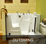 Outswing Side Access Tubs